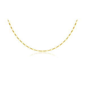 925 Silver Oval Link Chain Necklace-MMN295