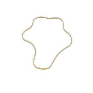 925 Silver Minimalist Beaded Chain Necklace-MMN398