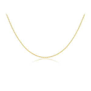 925 Silver Ultra-Thin Cable Chain Necklace-MMN287