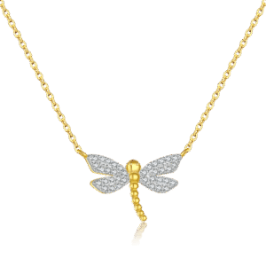 925 Silver Sparkle Butterfly Pendant Necklace-MMN340/MMN341/MMN342